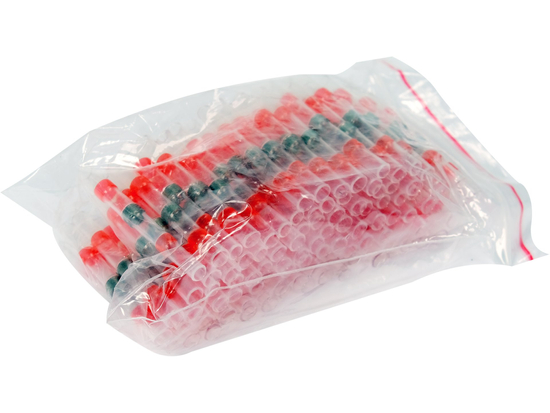 RETRÁTIL IMPERMEÁVEL TRANSPARENTE COM ESTANHO PARA CABO 0,5-1,5MM2 EM PACOTE DE 100