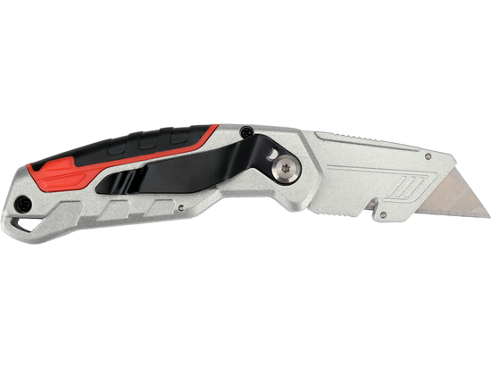 CUCHILLO CON HOJA TRAPEZOIDAL RETRÁCTIL