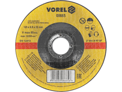 DISCO DE DESBASTE METALICO 125X6.8X22