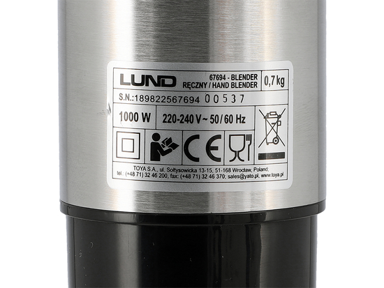 РЪЧЕН БЛЕНДЕР 1000W 10IN1