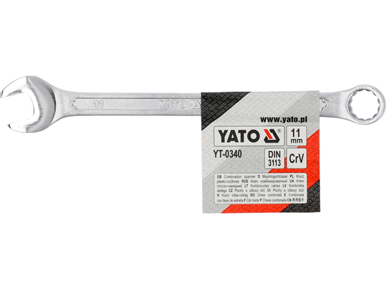 KOMBINOVANÝ KĽÚČ S LEŠTENOU HLAVOU 11 MM