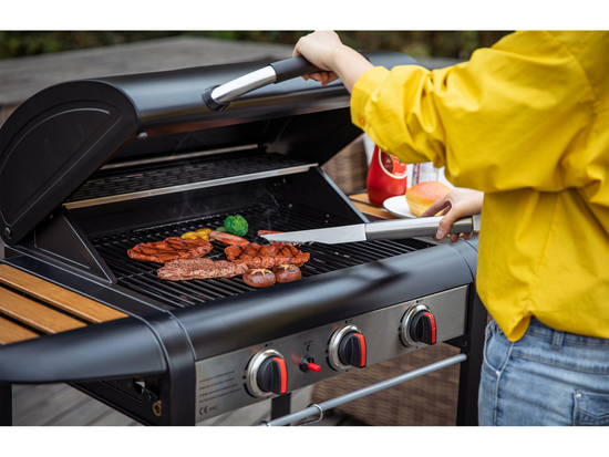 GRILL A GAS NATORI, 3 FUOCHI, 9KW