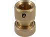 BRASS WATER STOP HOSE CONNECTOR