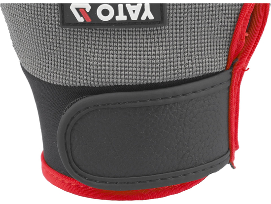 GUANTES DE CUERO SINTÉTICO. ANTIMENSAJE. TAMAÑOS MOTEADOS. 11