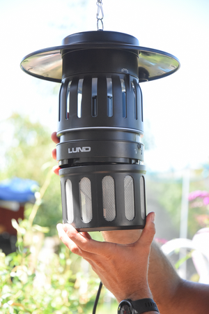 INSECT KILLER LAMP WITH FAN UV-A 15W IPX4