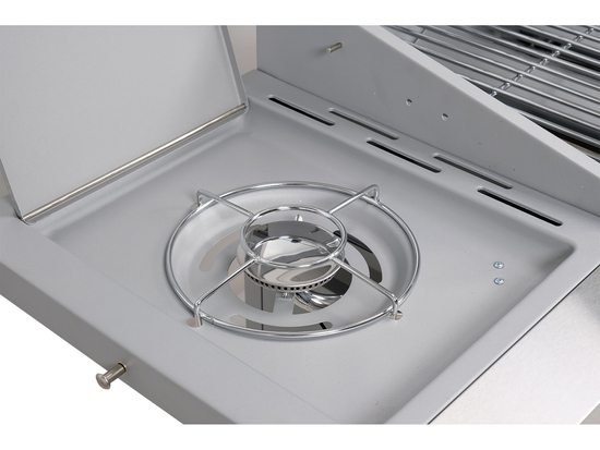 GRELHADOR A GÁS AKKA 3+1, GRADE DE FERRO FUNDIDO, 12,8KW