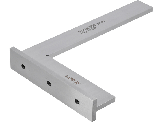 KĄTOWNIK ŚLUSARSKI ZE STOPKĄ 300X200 MM KL II