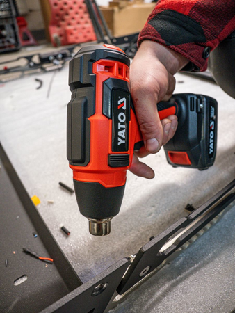 PISTOLET THERMIQUE 18V 550° 2ÈME VITESSE /SANS BATTERIE/