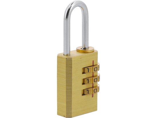 LUCCHETTO COMBINATO IN OTTONE 30MM