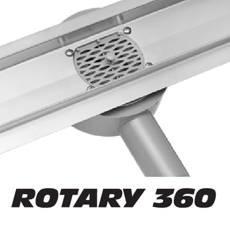 DRENAJE LINEAL ROTARY 50 CON SIFÓN GIRATORIO HÚMEDO Y SECO