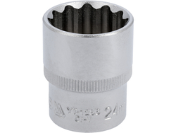 ZÁSUVKA DVANÁCTSTRANNÁ 1/2'' 24 MM