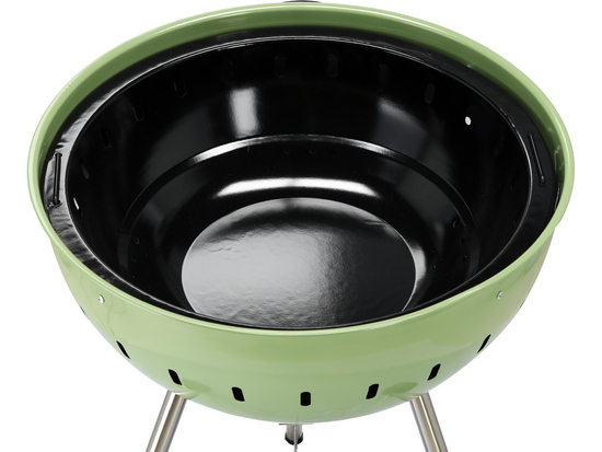BARBECUE À CHARBON DE BOIS ROND 54CM VERT