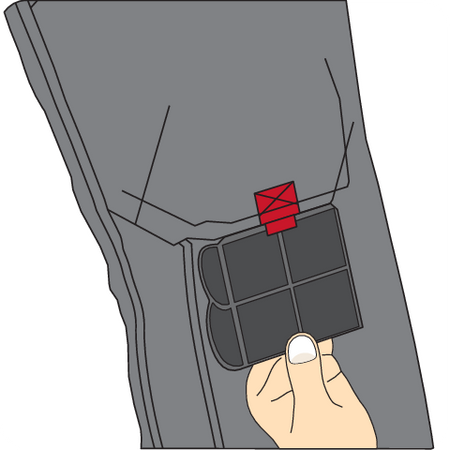 GENOUILLÈRES DE PROTECTION, INSERTS POUR PANTALONS DE TRAVAIL