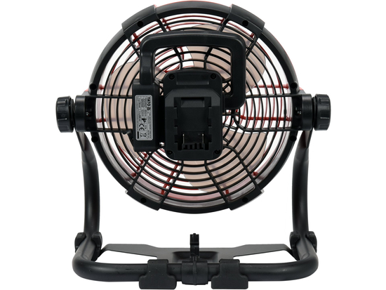 VENTILADOR HÍBRIDO 18V/240V ALIMENTADO POR BATERIA YATO 18V OU POR TOMADA