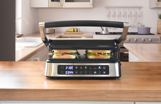 ELECTRIC GRILL 2000W, LED CONTROL PANEL