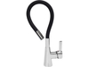 KITCHEN FAUCET WITH BLACK FLEXIBLE SPOUT