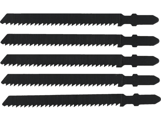 JIG SAW BLADE TYPE T, 10 TPI, FOR WOOD, 5 PCS