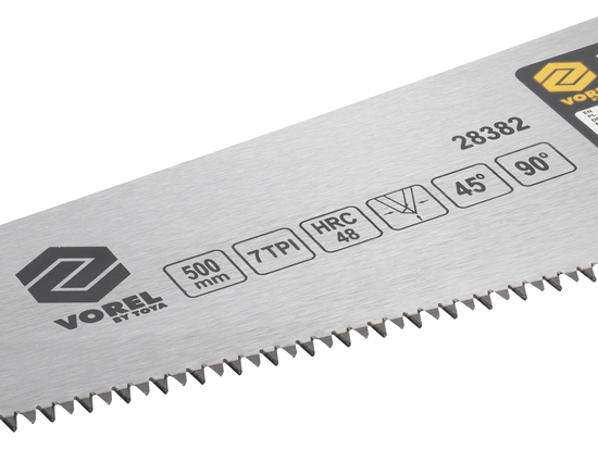 SERRA 500MM, AFIADA E ENDURECIDA TRÊS BORDAS DE DENTES