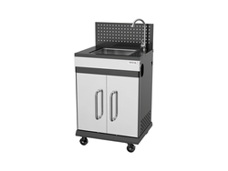 ARMOIRE MODULAIRE AVEC ÉVIER POUR GRIL À GAZ.