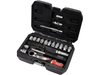 GO THROUGH SPLINE SOCKET SET 29PCS 1/4"