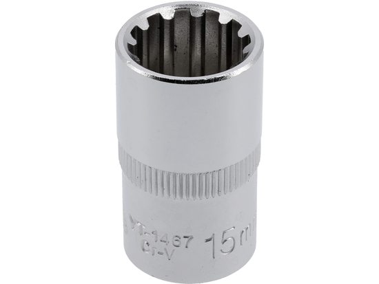 TOMADA SPLINE 1/2'', 15 MM