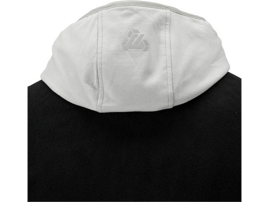 PILE SARNA CON CAPPUCCIO NERO TAGLIA. 3XL