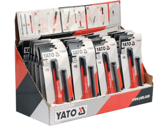 LÁPIZ DE CARPINTERÍA / ALBAÑILERÍA AUTOMÁTICO MÁS 6 RECAMBIOS GRAFITO