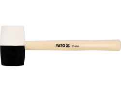 RUBBER MALLET WITH WOODEN HANDLE 780 G