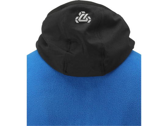 FLEECE S KAPUCÍ MODRÁ SARNA VEL. 3XL