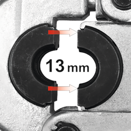 PRASKA HYDRAULICZNA RĘCZNA DO ZACISKANIA ZŁĄCZEK PEX-AL-PEX PLUS 8 MATRYC