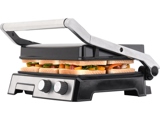 GRILL ELEKTRYCZNY 2000W, 29,5X24CM, TIMER