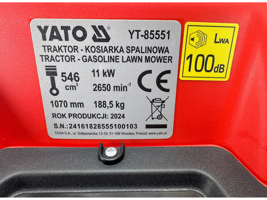 TRAKTORIUS, BENZININĖ VEJAPJAUNKĖ