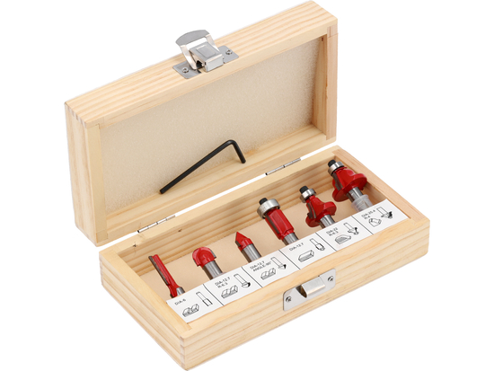 COUPE-BOIS WIDI, TIGE FI 8 MM, JEU. 6 PIÈCES