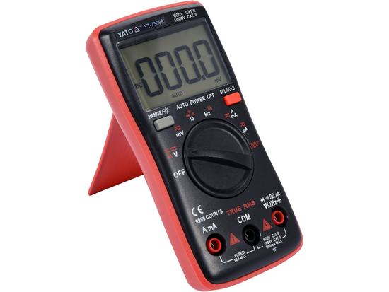 DIGITÁLNY MERAČ TRUE RMS S AUTOMATICKÝM ROZSAHOM LCD 9999