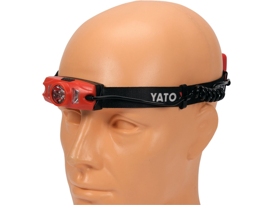 ΦΩΤΙΣΤΙΚΟ ΚΕΦΑΛΗΣ 500LM, ΕΠΑΝΦΟΡΤΙΖΟΜΕΝΟ, LI-ION 3.7V 1000MAH, IP44, ΛΕΥΚΟ, ΜΠΛΕ ΚΑΙ ΚΟΚΚΙΝΟ ΦΩΤΟ