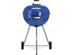 GRIGLIA A CARBONE TONDA 54CM BLU
