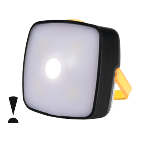 LAMPA CZOŁOWA 3W LED I 4 SMD LED AKU.