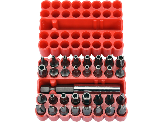 EMBOUTS TOURNEVIS, JEU DE 33 PCS.