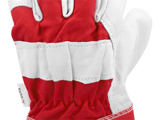 GUANTES DE CONSTRUCCIÓN TALLA DE PIEL GRANA DE CABRA. 9