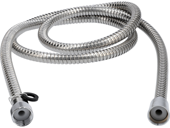 SHOWER HOSE 1.75M DOUBLE LOCK POLISHED