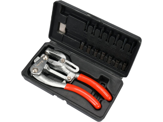 PERFURADOR MANUAL PARA CHAPAS, 7 DIÂMETROS