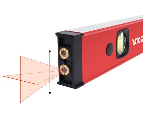 ELEKTRONISKS LĪMENIS 610 MM AR LĀZERI