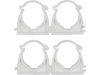 SELF-LOCKING PIPE CLIPS 32MM 4PCS