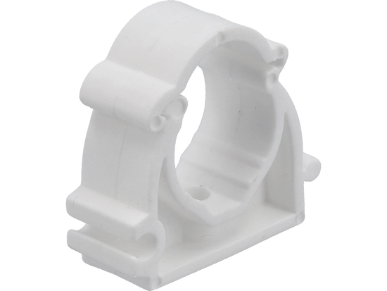 SUPPORTI DI MONTAGGIO CLIPS INSTALLATORE CHIUSI PER TUBI E CAVI 20MM, 4 PZ.