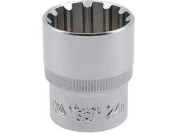 SPLINE SOCKET 1/2'', 24 MM