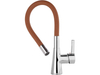 KITCHEN FAUCET BROWN WITH FLEXIBLE SPOUT