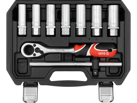 DRIVE SHOCK ABSORBER TOOL SET 1/2" 19PCS