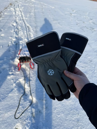 GUANTES DE TRABAJO REFORZADOS Y CALIENTES TALLA 9