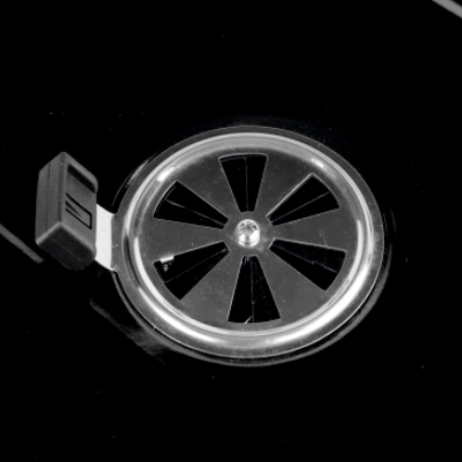 GRILL OGRODOWY WĘGLOWY OKRĄGŁY Z POKRYWĄ, ŚREDNICA 54 CM