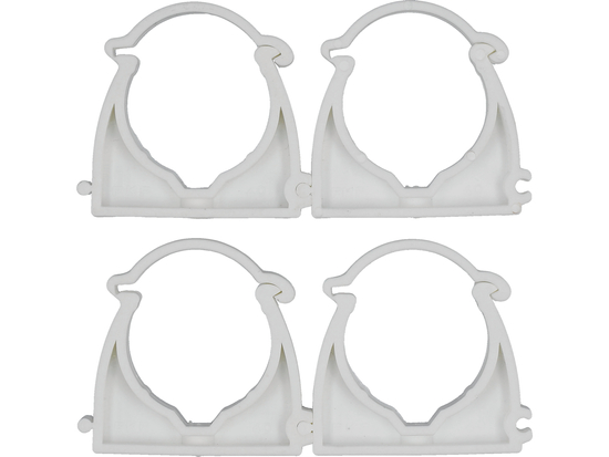 SELF-LOCKING PIPE CLIPS 40MM 4PCS